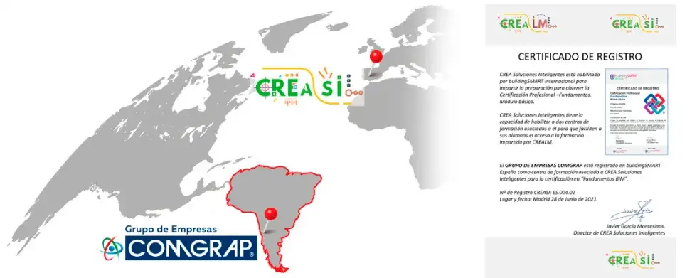 certifiación buildingsmart creasi comgrap